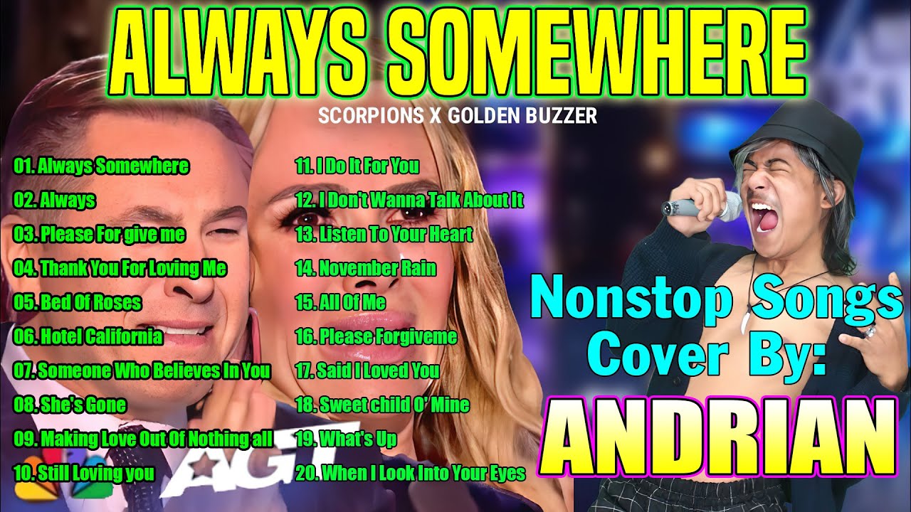"ALWAYS SOMEWHERE" Nonstop Songs by Andrian π₯ Andrian Playlist 2024 "ALWAYS SOMEWHERE" Nonstop Songs by Andrian π₯ Andrian Playlist 2024