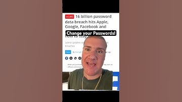 16 Billion Passwords Data Breach! #tech #apple #databreach #trending #technews #gaming