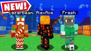 Minecraft Except Its Underwater.. Ft. Lazarbeam & Mrfreshasian