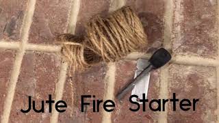 Jute Fire Starter