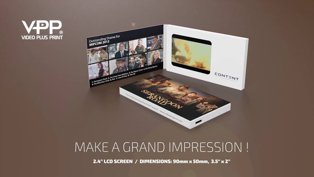 2.4 inch LCD Video Business Cards