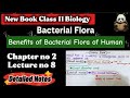 Normal flora | Benefits of bacterial flora of humans | Biology class 11 chapter 2 | NEET biology
