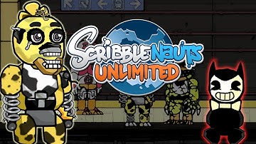 Scribblenauts Unlimited 262 BENDY Doll (BATIM) & FNaF 6 Salvaged CHICA Teaser
