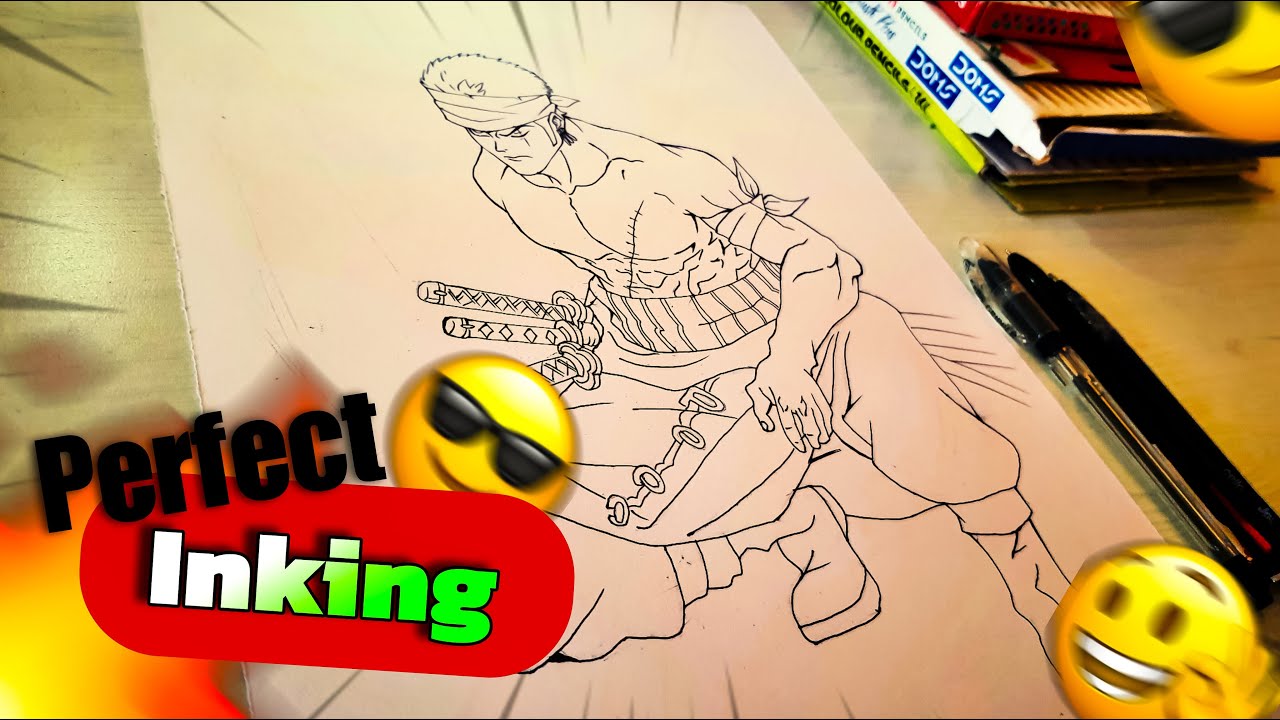 How to Ink Anime Artwork Like a Pro!