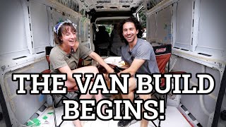 The Van Build Begins! | Morley and Eden's Grand Adventure - Ep. 2