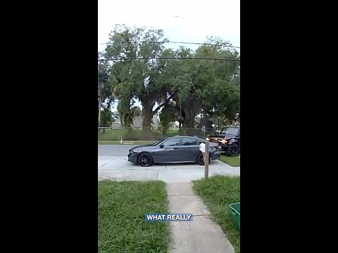 WATCH: Florida woman arrested for DUI after slamming into parked car, police say