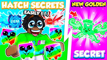 HOW TO EASILY *HATCHED* SECRETS Using RB DOGGIES in Clicker Sim 465M Event | GOLDEN SECRET HATCHED😳