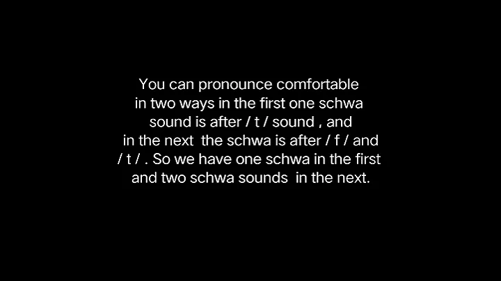 How to pronounce "comfortable" with one and two schwas in British English ?