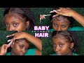 Frontal Baby Hair Tutorial NO LIFTING | Step By Step