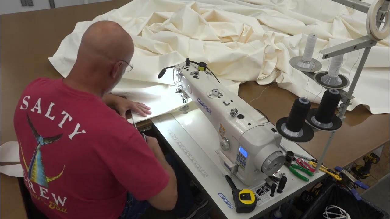 Consew 2206 in action YouTube