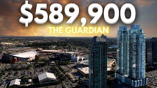 Million Dollar Views in this 31st floor suite - Luxury condo tour at The Guardian in Calgary