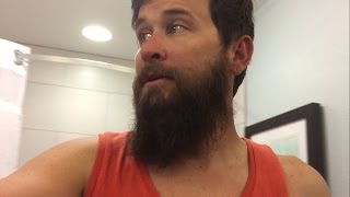 Guy Shaves His Beard After 1 Year