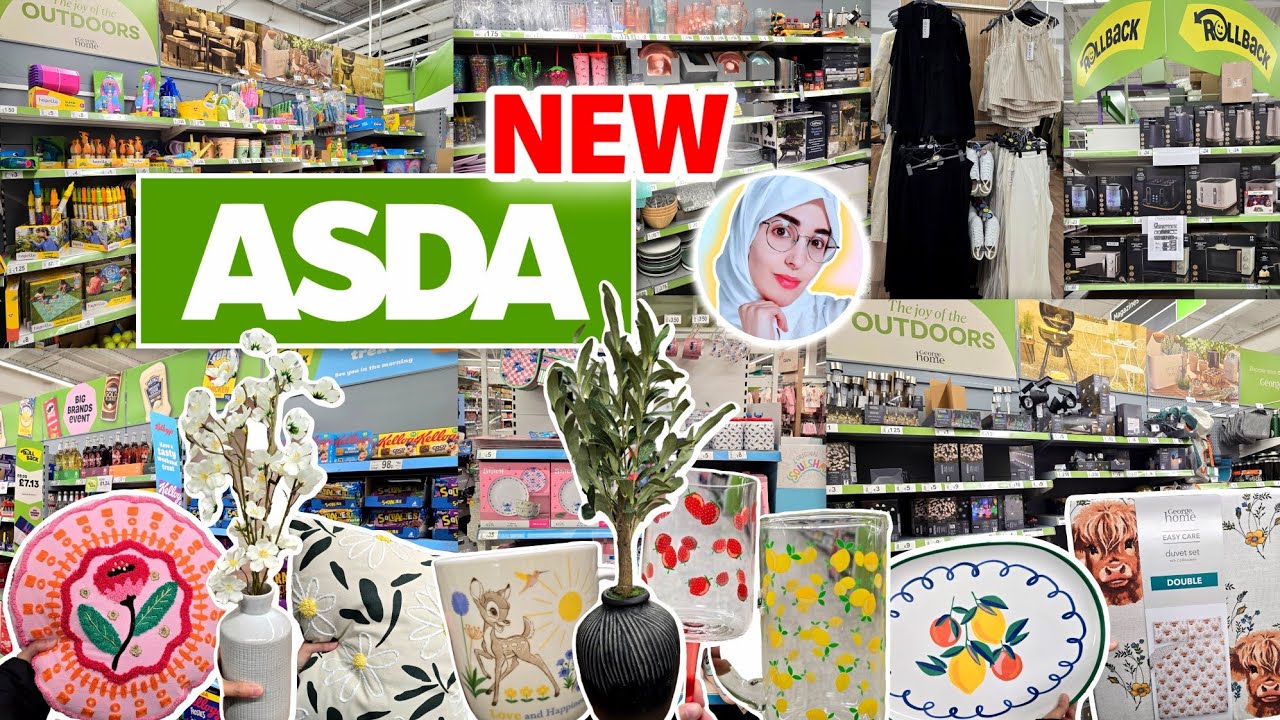 NEW FINDS IN ASDA 🤫 Shop With Me 🤩 George Home, Decor, Garden, Summer, Clothes 🥰 Shopping Haul vlog