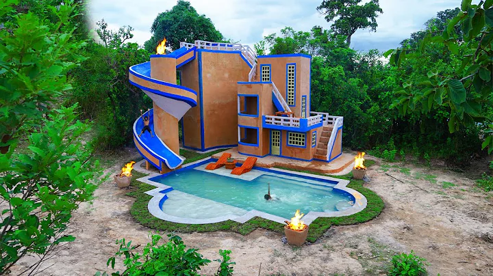 [Full Video] Build Creative Water Slide Park To Underground Swimming Pool & Beautiful Villa House