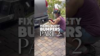 Fixing Rusty Bumpers Part 2 Sanded, Sprayed, And Effectively Restored My Rusty Rear Bumper