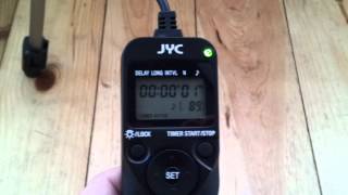 Testing JYC Timer Remote Shutter
