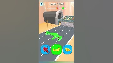 Shape shifting2 game level #1074     hyper casual game #shapeshifting  #gameplay #gaming #shortvideo