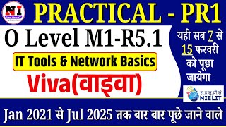 O Level M1-R5 Practical Viva Top 50 Questions with Answers | PR1 Viva marathon 2026