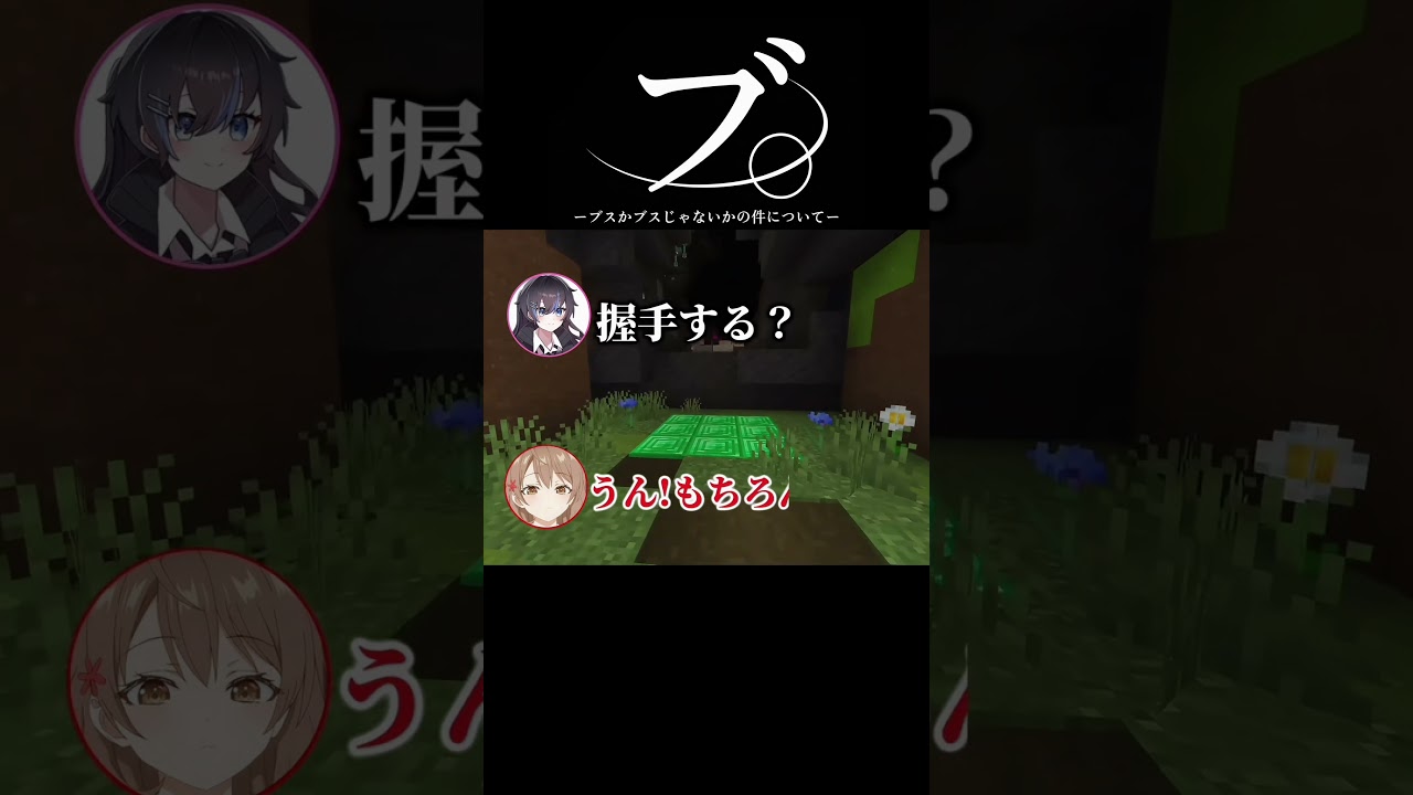 【検証】俺がブスかブスじゃないかの件について #shorts #マイクラ #るぁたん
