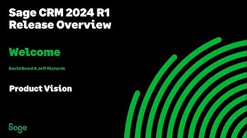 Sage CRM 2024 R1 Release   Sage
