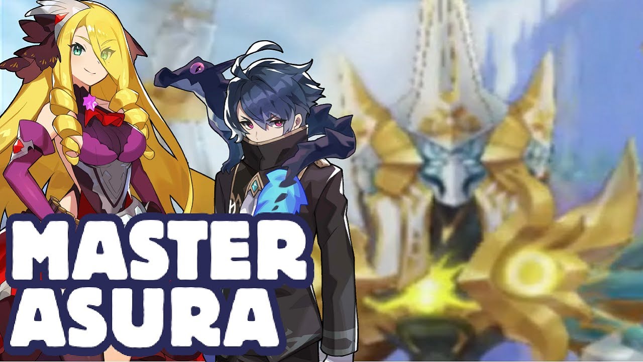 Dragalia Lost - Asura's Blinding Light Master Co-op - Gala Chelle & Faris Clear