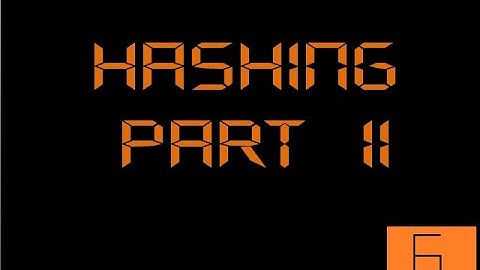 Data Structures with C | Hashing Part II