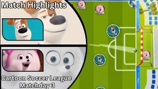 Max vs Gidget | Cartoon Soccer World League Highlights screenshot 5