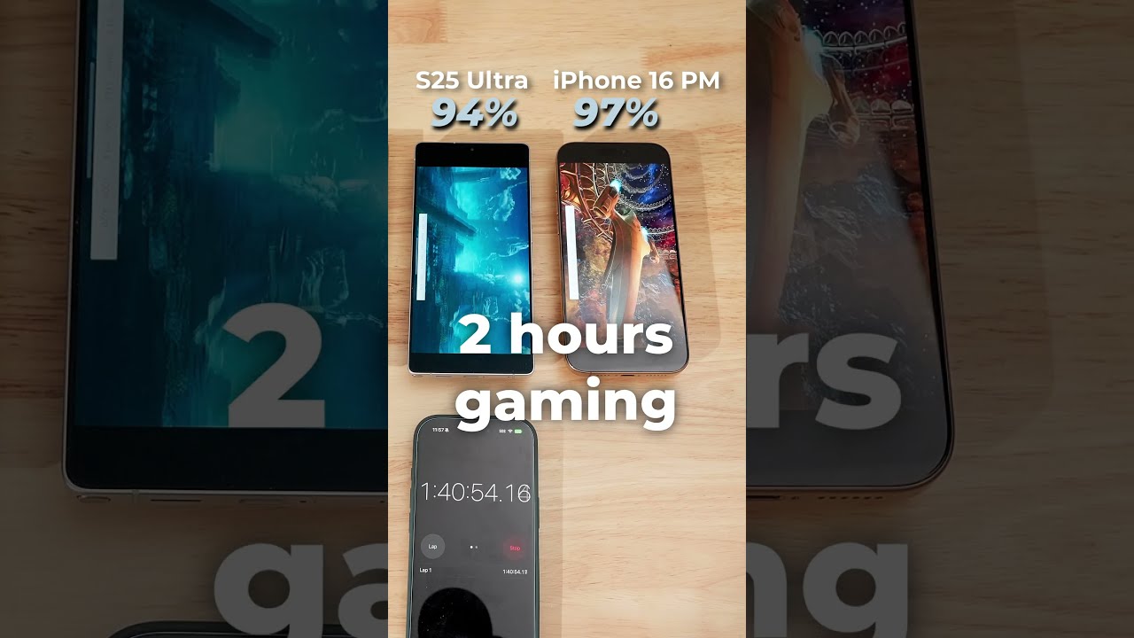 Galaxy S25 Ultra Vs IPhone 16 Pro Max BATTERY TEST Which One Wins 