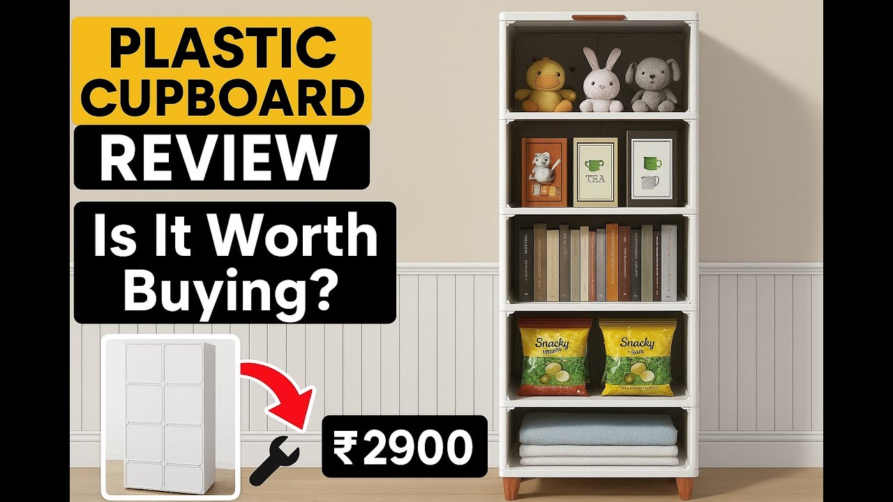 Best Collapsible Wardrobe Under Budget? | 5 Door Plastic Cupboard Review(DIY & Space Saving) 