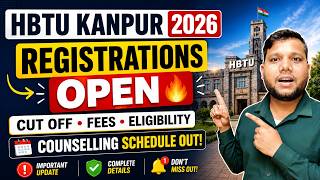HBTU Kanpur Counselling 2026 Official Update 🔥 | Full Schedule, Choice Filling & Admission Process