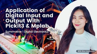 LED Display of Pedestrian Lane | Application of Digital Input and Output with Pickit3 & Mplab