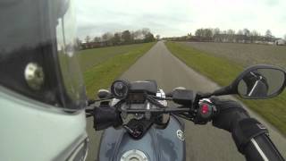 Yamaha MT-03 Akrapovic - wheelies, acceleration and top speed