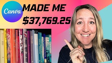 How Canva Made Me $37,769 25 with One Book On Amazon KDP