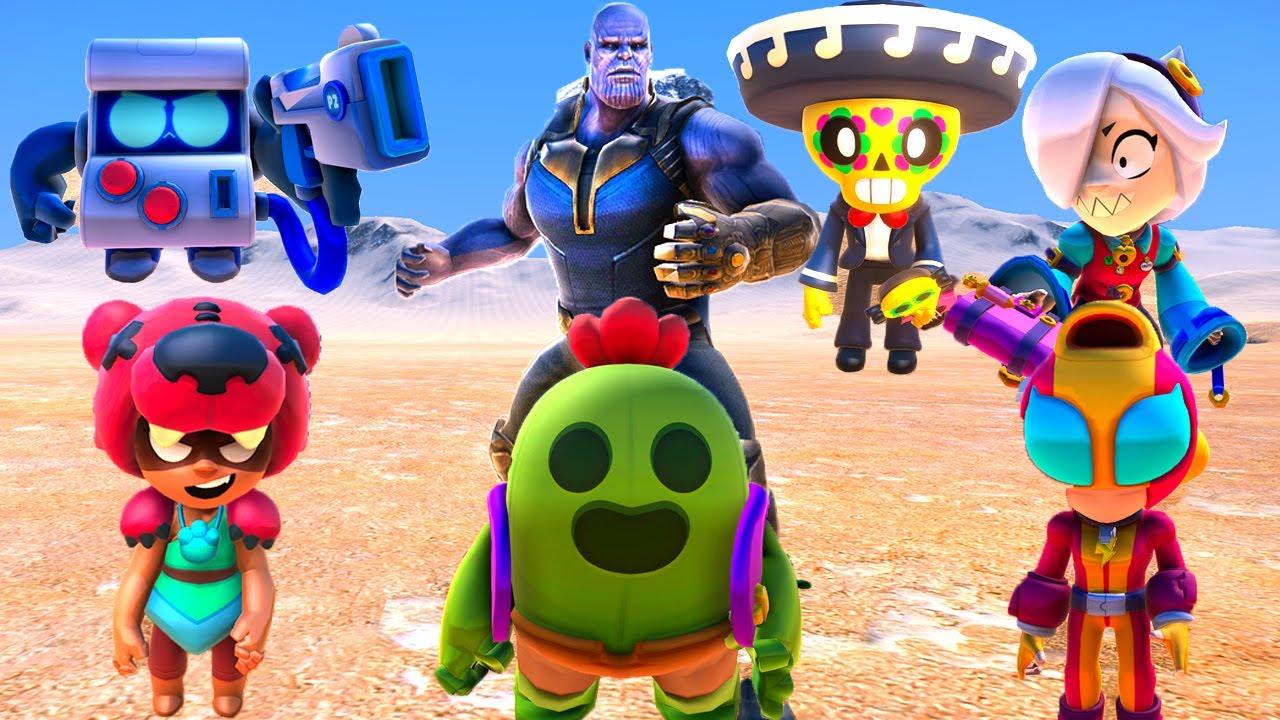 10.000 Brawl Stars Vs  Thanos -Süper Kahramanlar Uebs