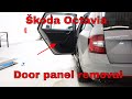 Skoda Octavia 2017 door panel removal