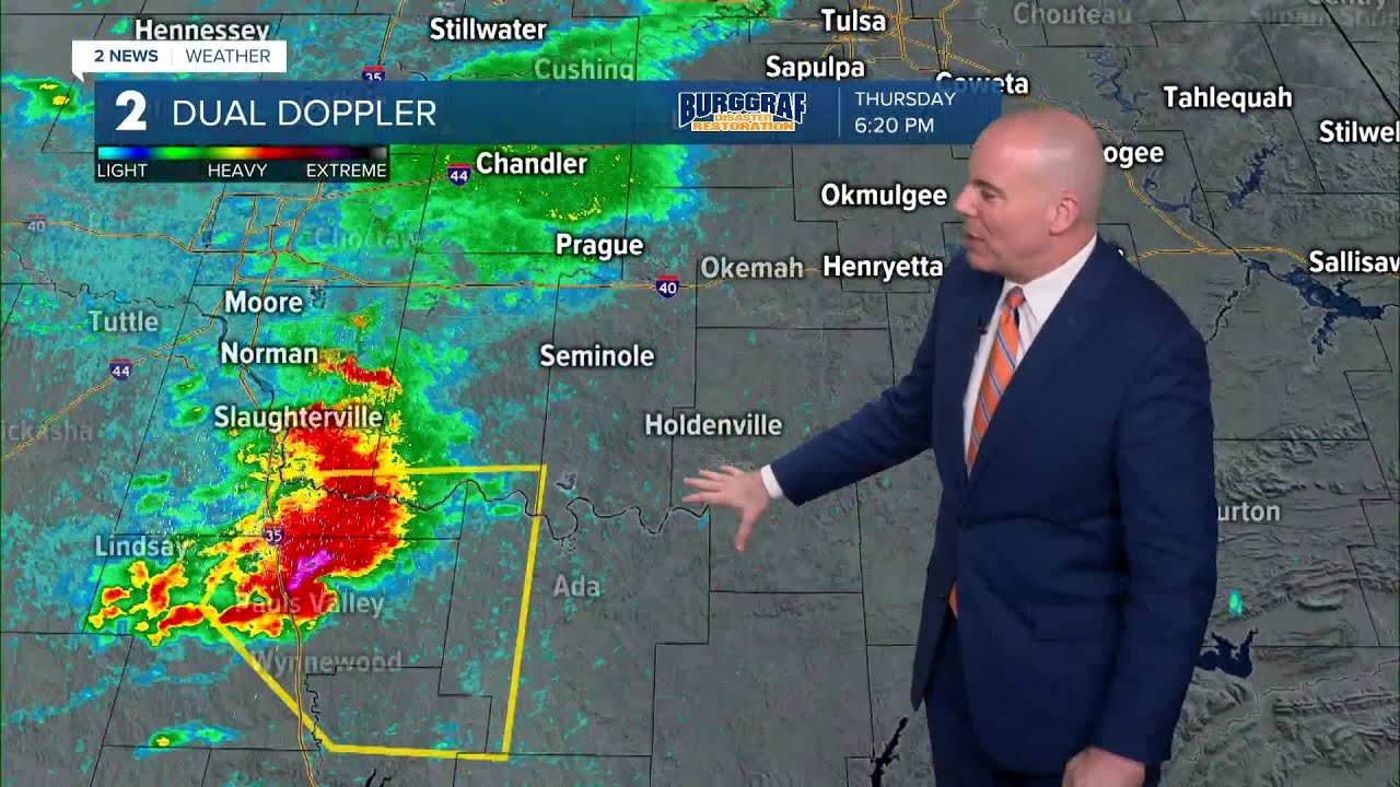 Severe storms likely early Friday morning - YouTube
