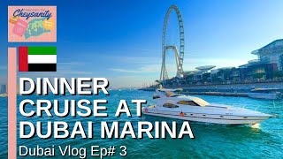 Palm Jumeirah Beach stroll and Dinner at Xclusive Yatch Dubai Marina 🇦🇪 | Episodes of Cheysanity