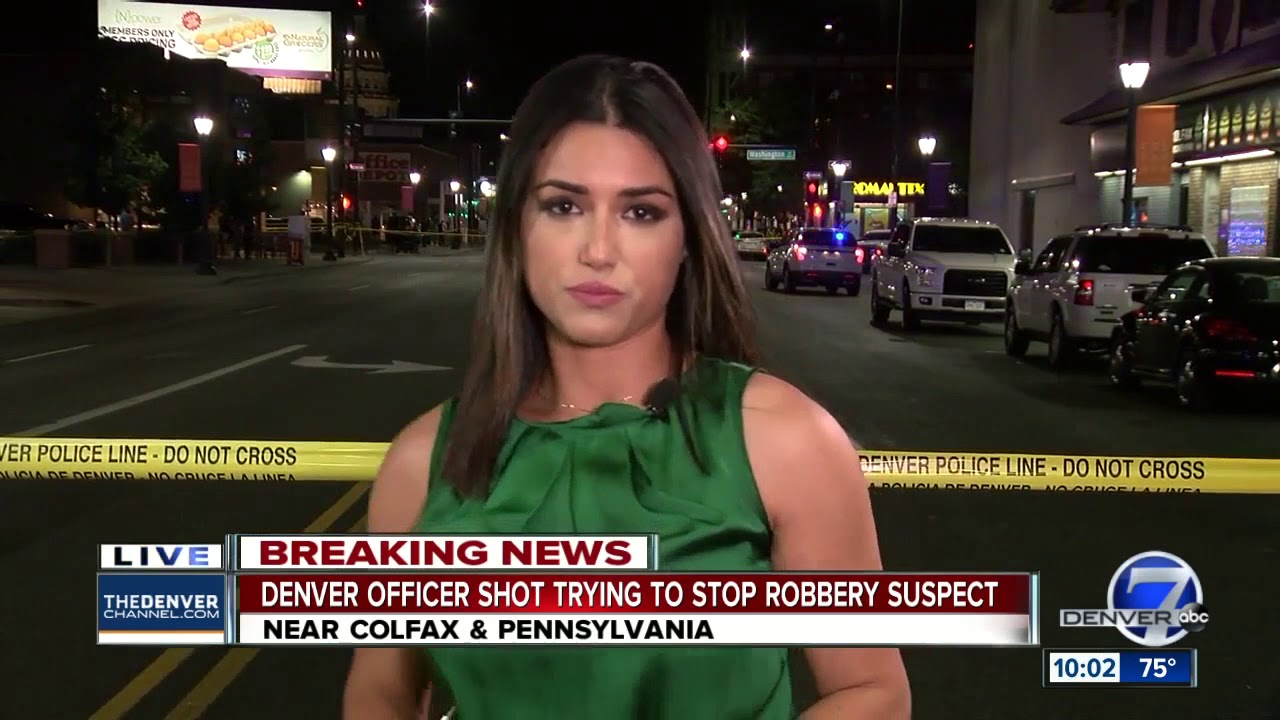 Denver officer struck in leg in East Colfax shooting; suspect in 'grave ...