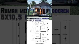 Rumah Mungil Minimalis Cantik Bernuansa Tropis Dengan 2 Kamar Tidur