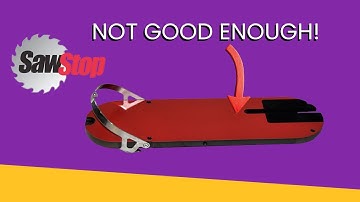 Maak (bijna) gratis een inzetstuk met minimale speling voor uw SawStop tafelzaag!