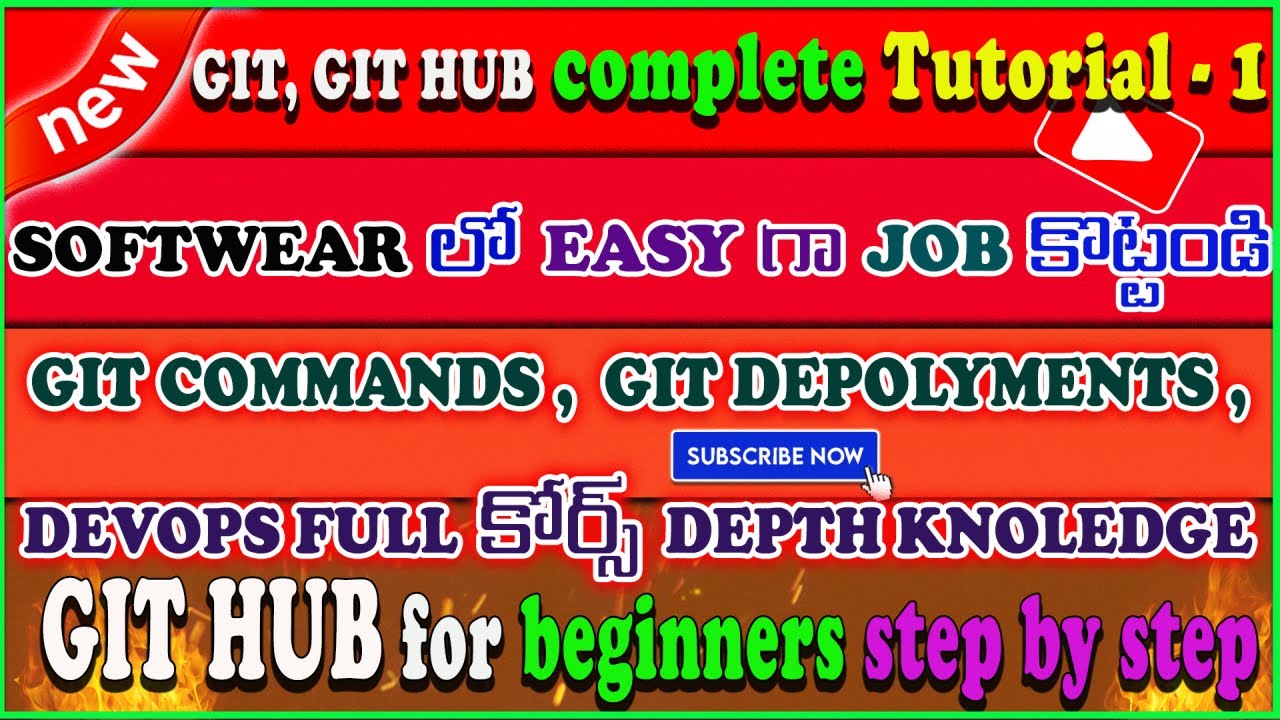 git and github | git and github full tutorial | git commands | git ...