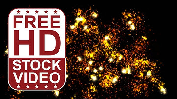 Free Stock Videos – abstract animated colorful sparks on black background 2D animation