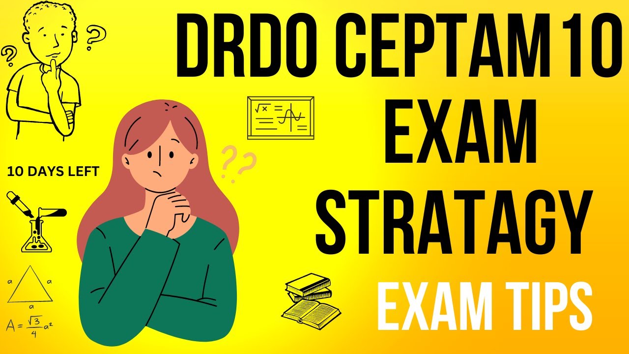 DRDO CEPTAM 10 Exam Strategy | How To Prepare  in 10 Days for STA-B CBT-1