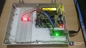 Demonstration of Interfacing of 7 segment display with 8051 microcontroller.