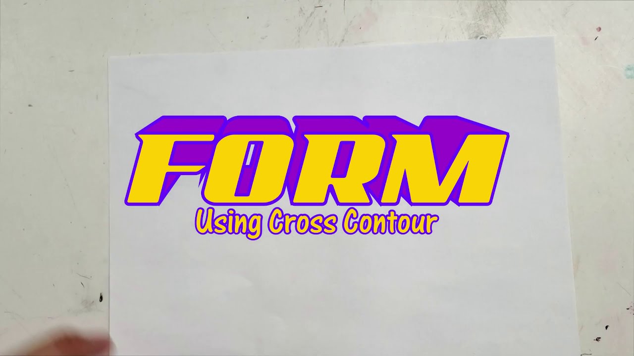 Cross Contour on Geometric Forms - YouTube