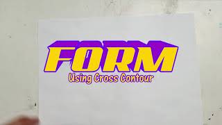 Cross Contour on Geometric Forms