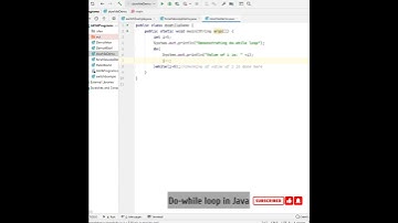Do while loop in Java | Java programs #java #javaloop #javaprograms