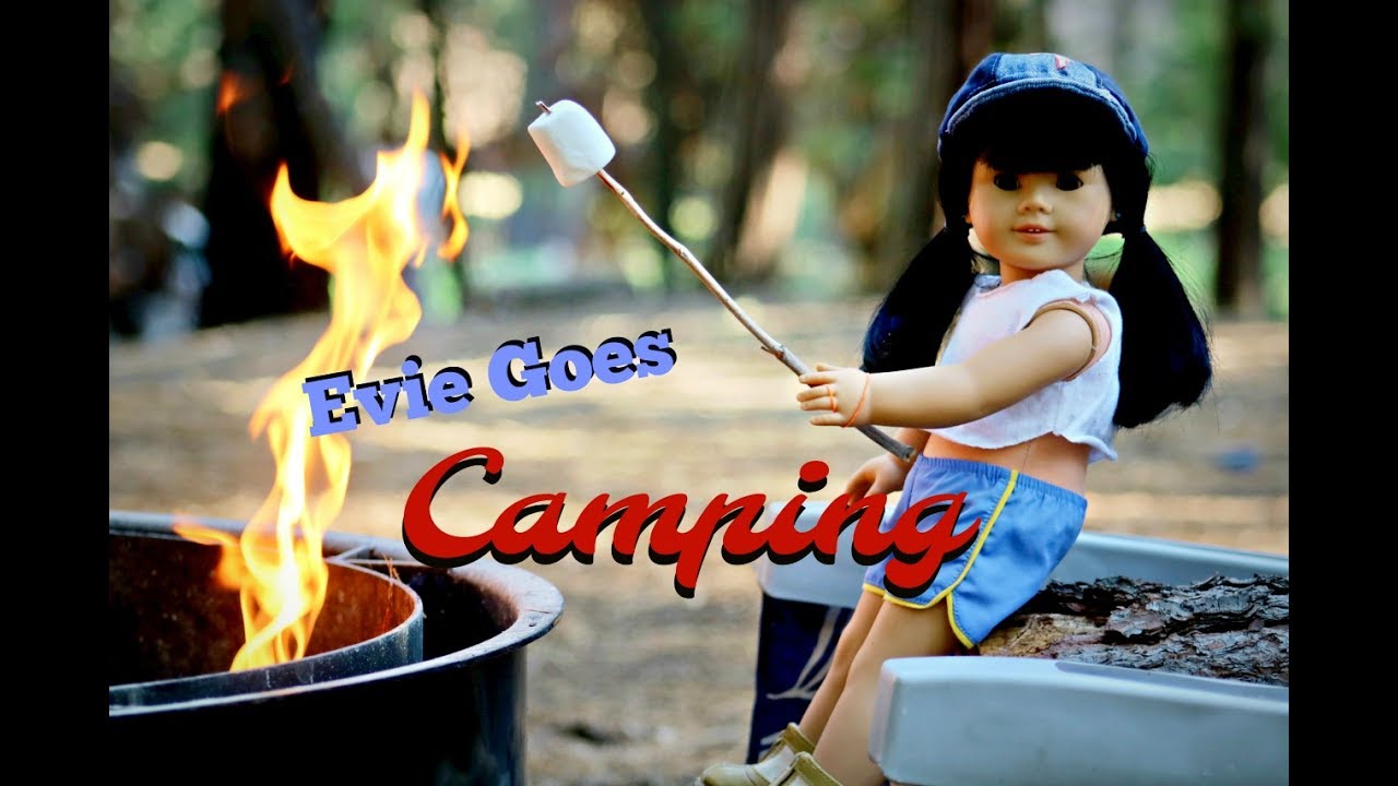 Evelyn Goes Camping! - american girl doll stopmotion (AGSM) by White Fox Stopmotion