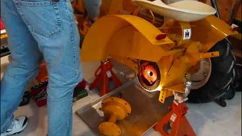 Cub cadet original rear axle seal repair...