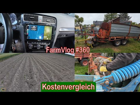 Farmvlog #360: Kostenvergleich Frischfutter Mähladewagen | Schmiernippel Instandsetzung